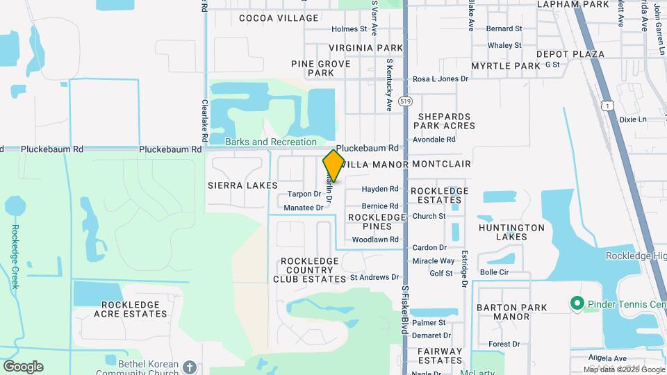 1051 Marlin Dr Map and Location Details