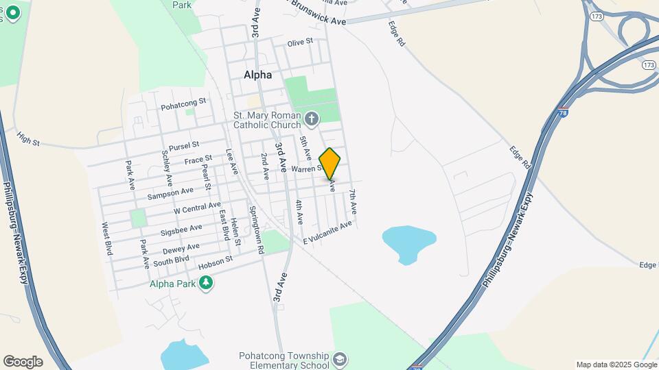 551 E Central Ave Map and Location Details