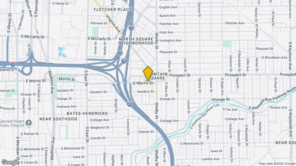 1015 E Morris St Map and Location Details