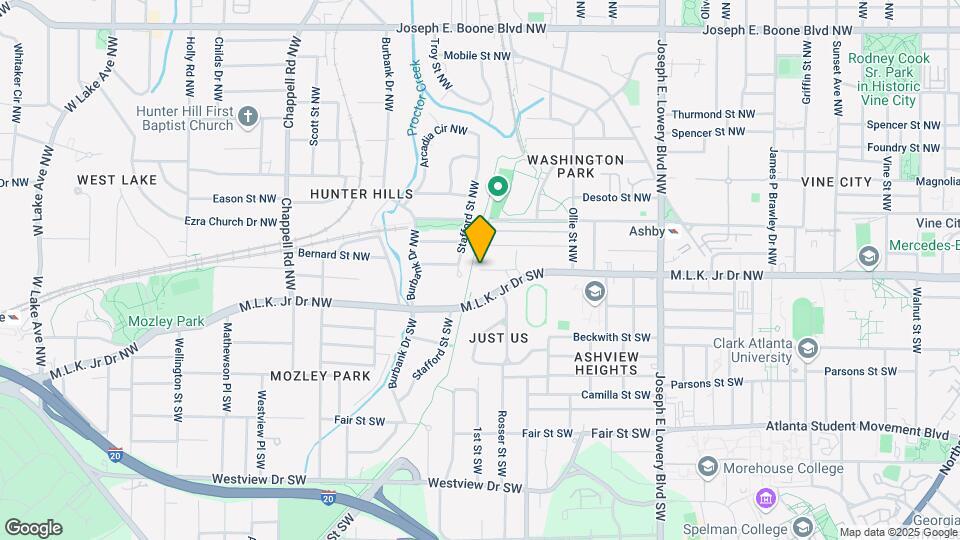 1137 Hunter Pl NW Map and Location Details