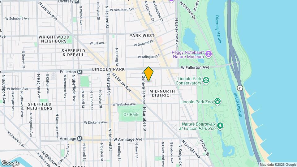 546 W Belden Ave, Unit 201C Map and Location Details