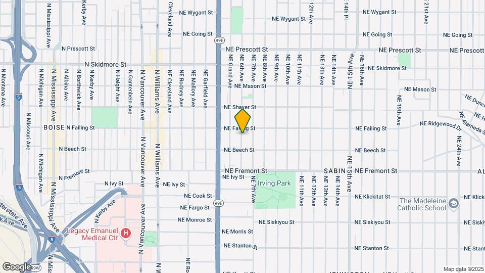 3814 NE 6th Ave Map and Location Details