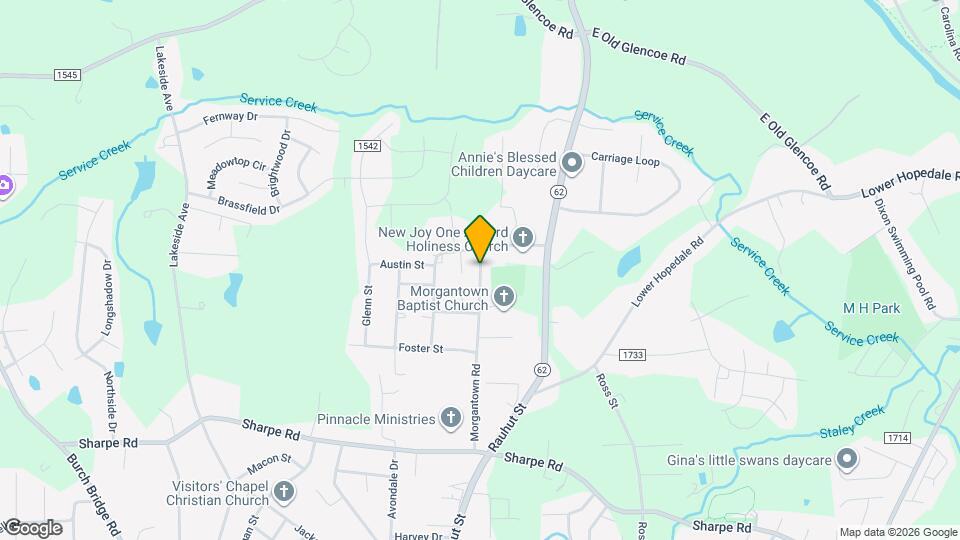 1746 Morgantown Rd Map and Location Details