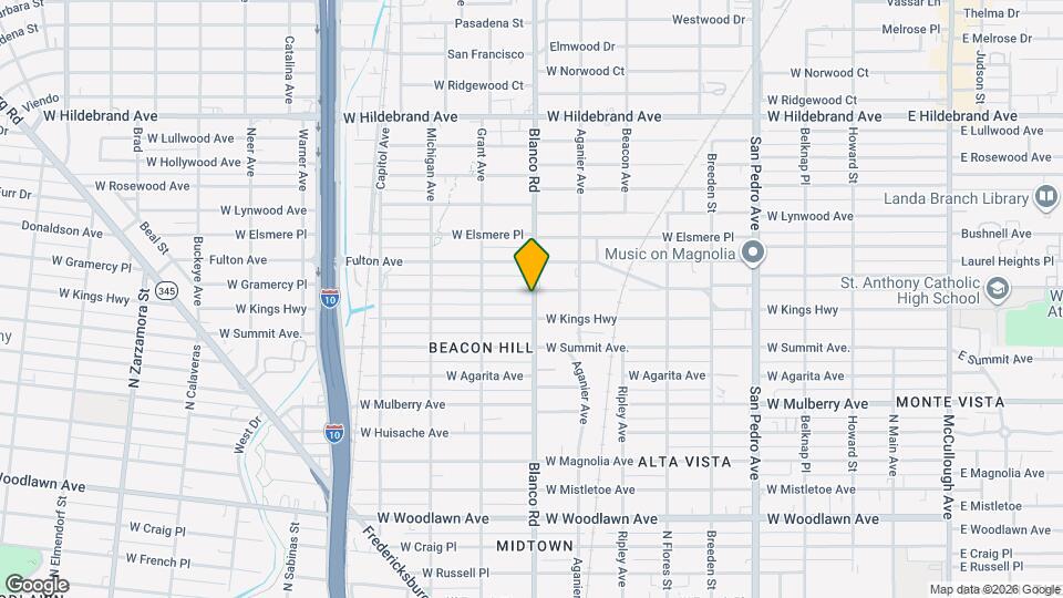 902 W Gramercy Pl Map and Location Details
