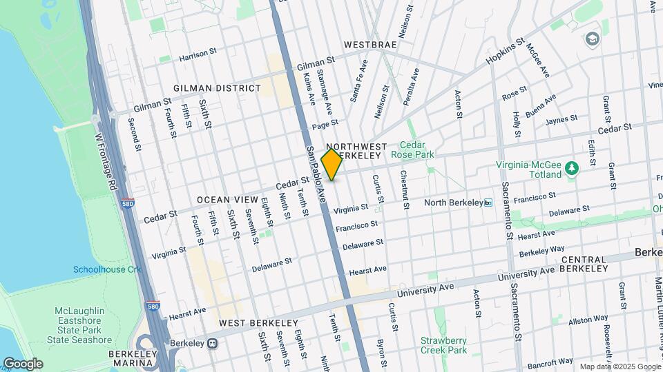 1610 Kains Ave Mapa y Detalles de la Ubicación