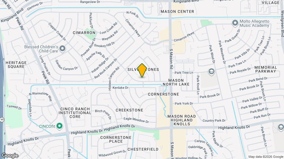 1163 Rock Canyon Dr Map and Location Details