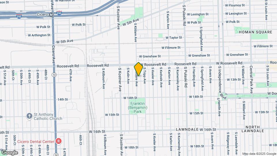 1251 S Kildare Ave Map and Location Details