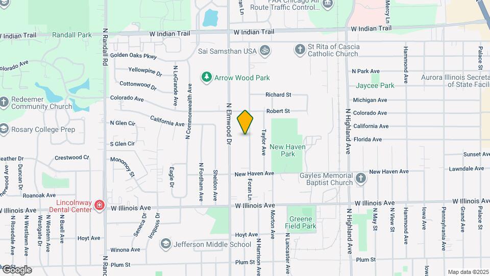 864 Foran Ln Map and Location Details