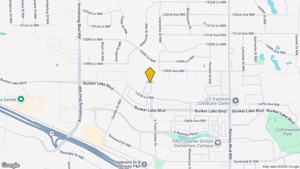 14832 Willemite St NW Map and Location Details