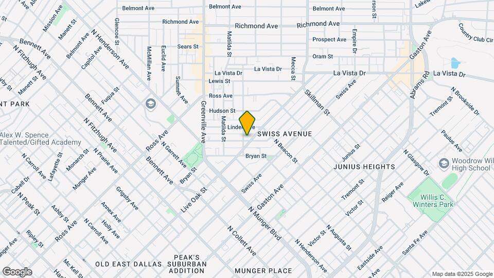 5505 Live Oak St Map and Location Details