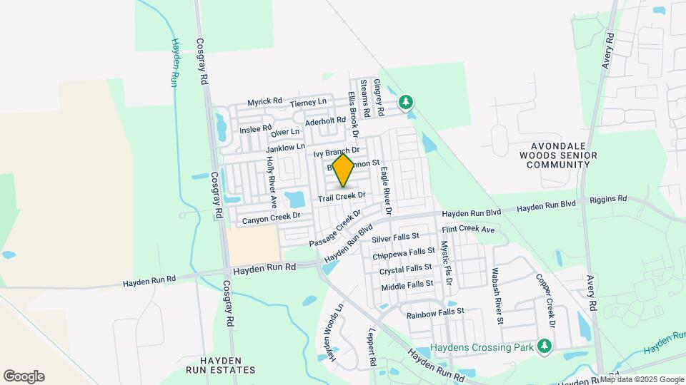 5828 Trail Creek Dr Map and Location Details