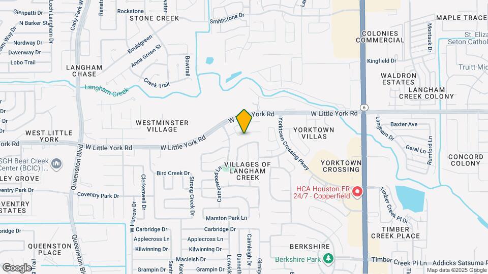 16411 Redwicke Ln Map and Location Details