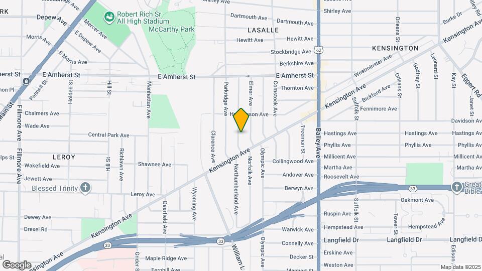 35 Poultney Ave Map and Location Details