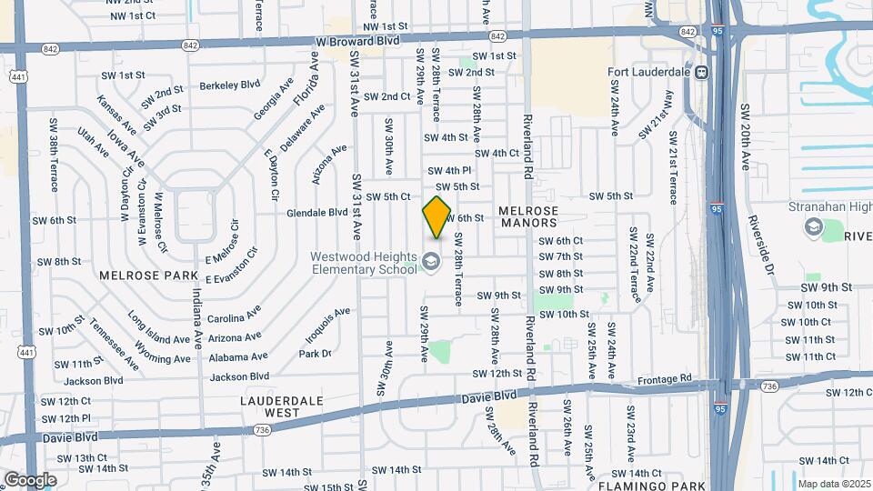 651 SW 28th Dr Map and Location Details