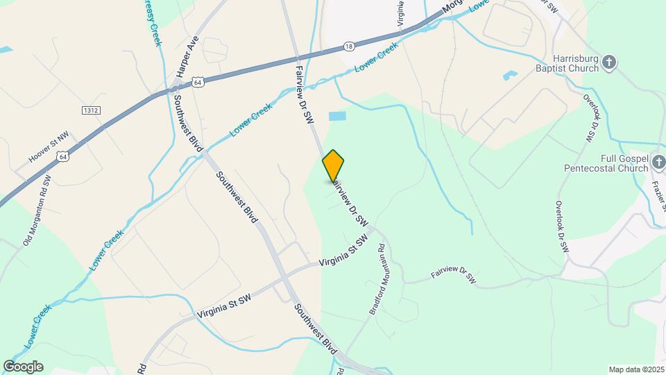 928 Fairview Dr SW Map and Location Details