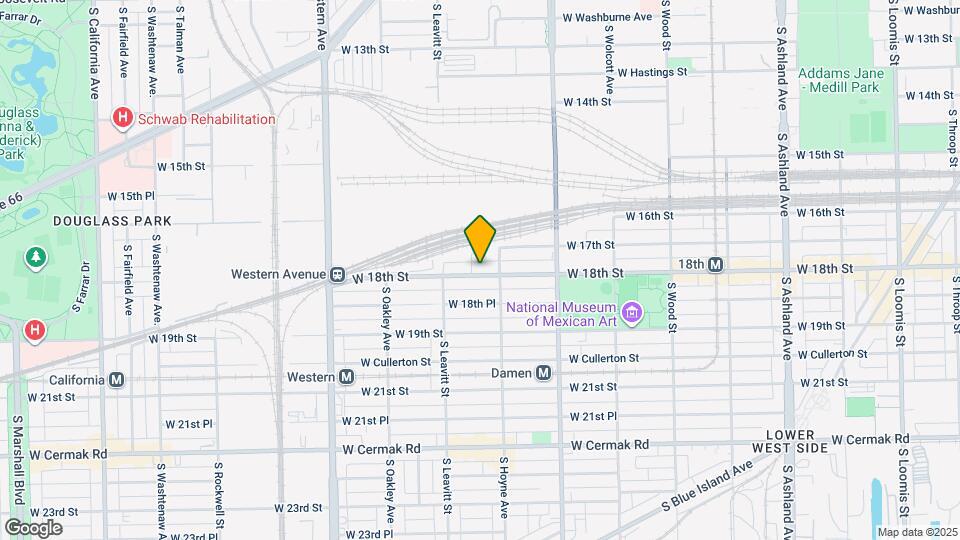 2120 W 18th St Map and Location Details