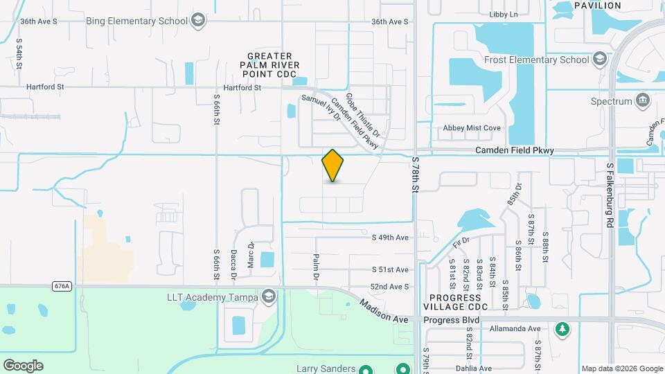 7309 Canterbury Bells Ct Map and Location Details