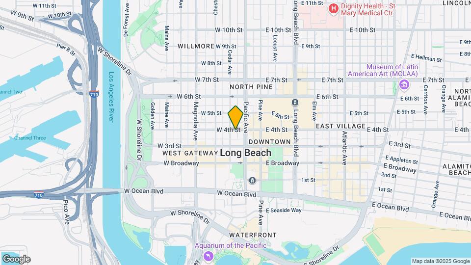 234 W 4th St Map and Location Details