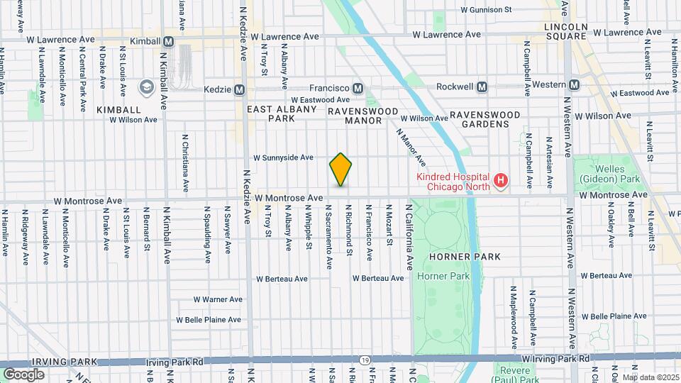 2942 W Montrose Ave Map and Location Details