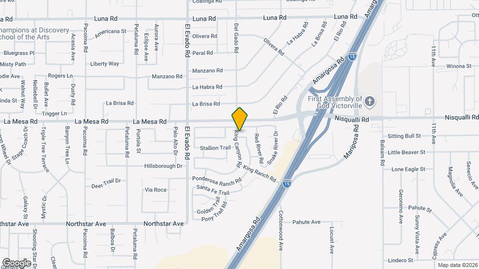 14710 Ponderosa Ranch Rd Map and Location Details