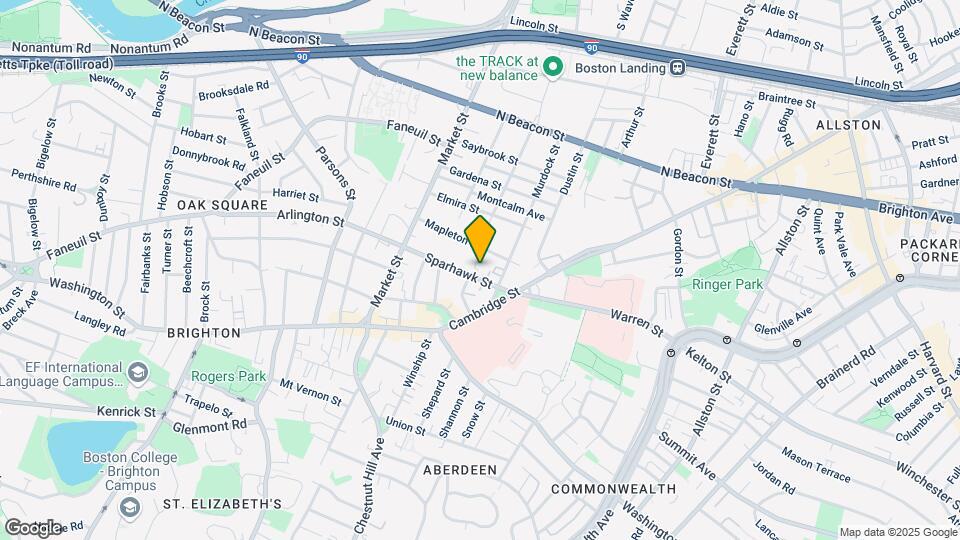 9 Sparhawk St, Unit 2 Map and Location Details