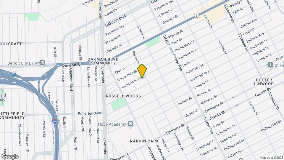 4235 Glendale Ave Map and Location Details