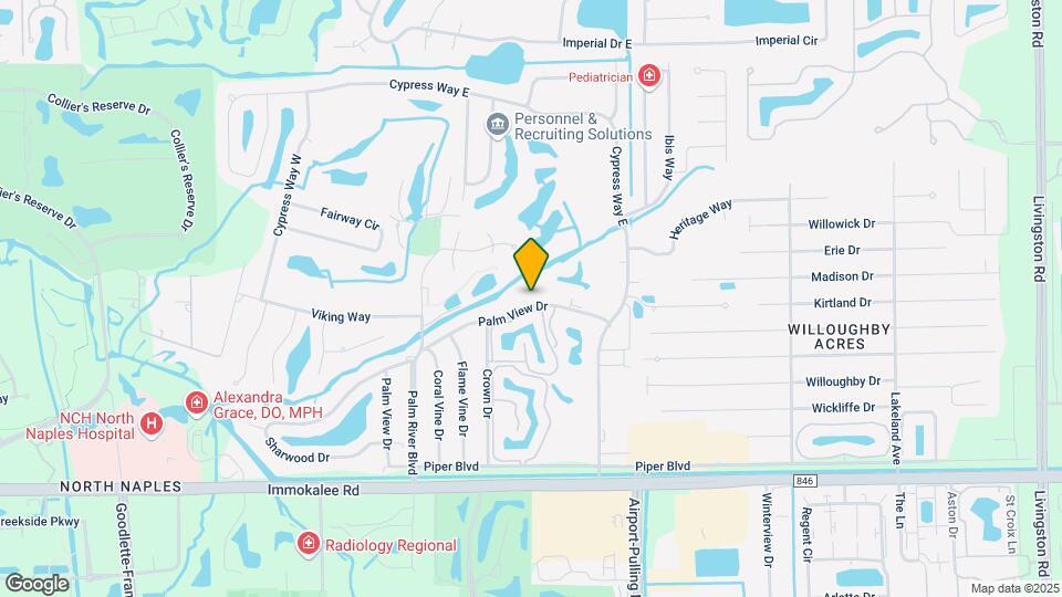 809 Palm View Dr, Unit Naples Charm Map and Location Details