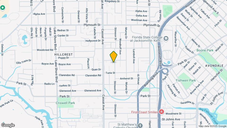 1354 Stimson St Mapa y Detalles de la Ubicación
