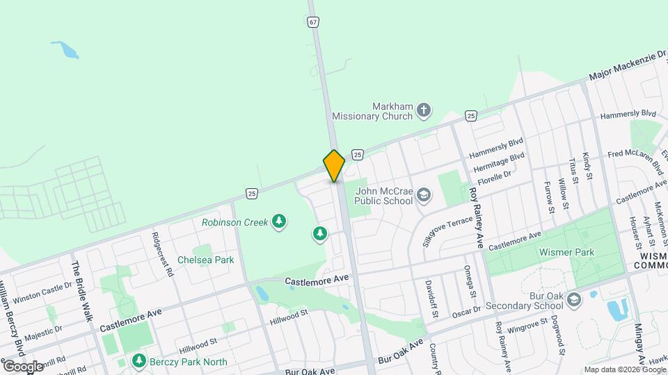 9996 McCowan Rd Map and Location Details