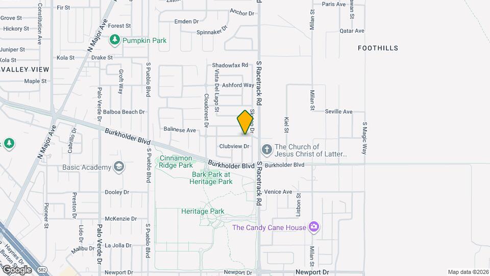 933 Highland Trails Ave Map and Location Details