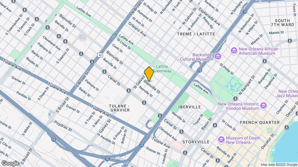 2030 Bienville St Map and Location Details