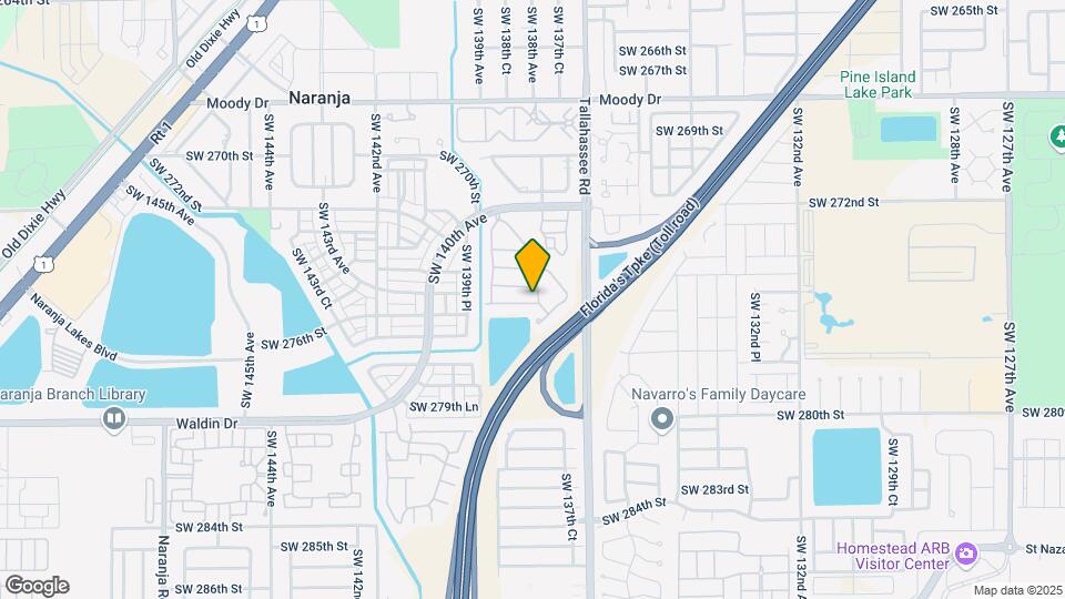 13801 SW 275th Terrace Map and Location Details