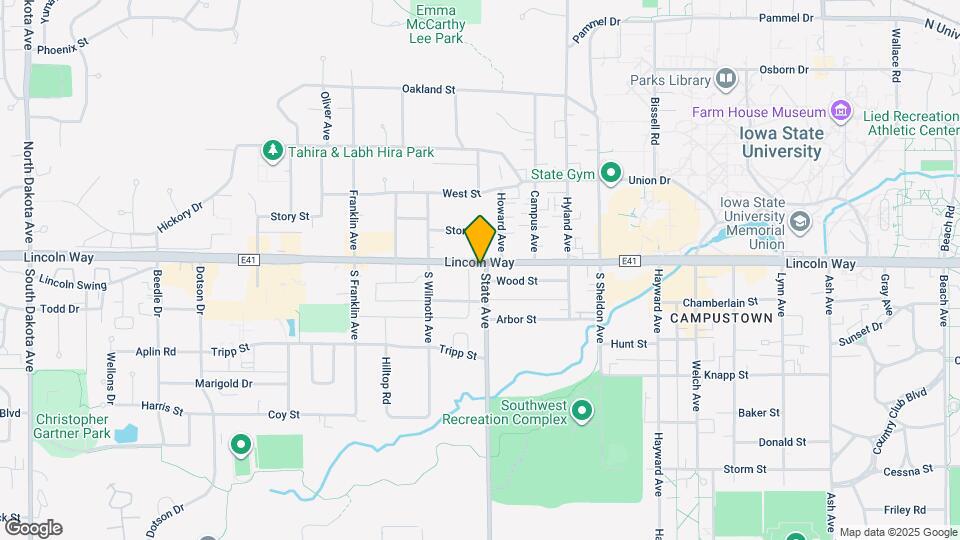 3104 Lincoln Way Map and Location Details