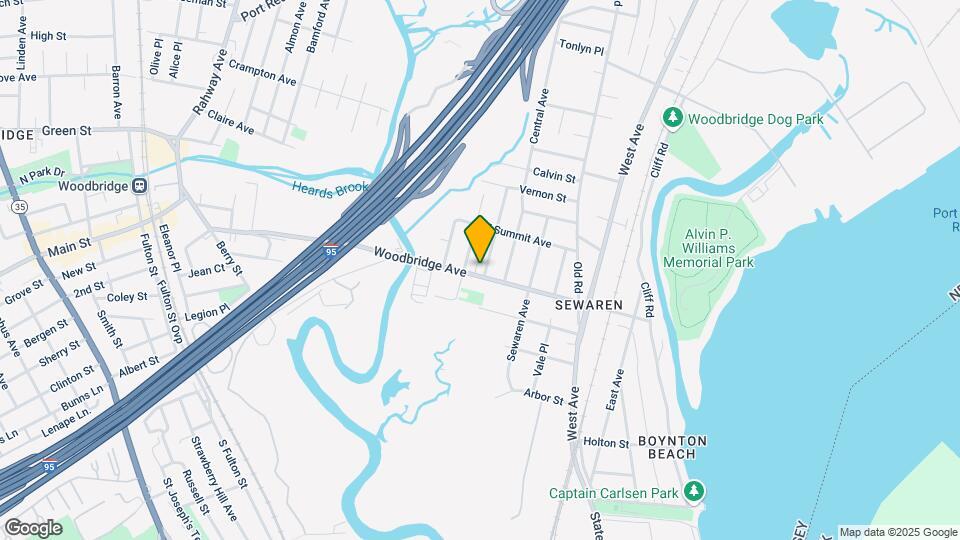 141 Woodbridge Ave Map and Location Details