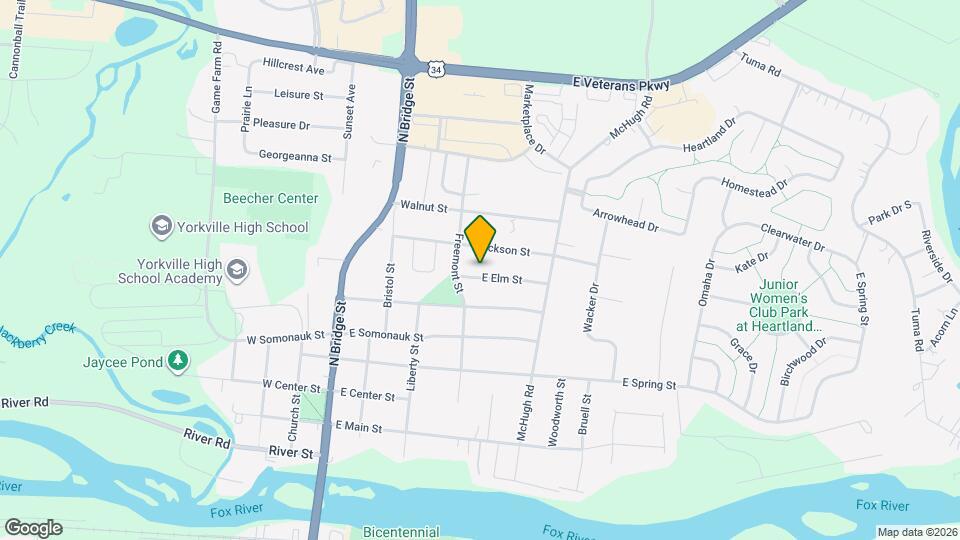 405 E Elm St Map and Location Details