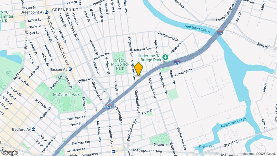 667 Meeker Ave Map and Location Details