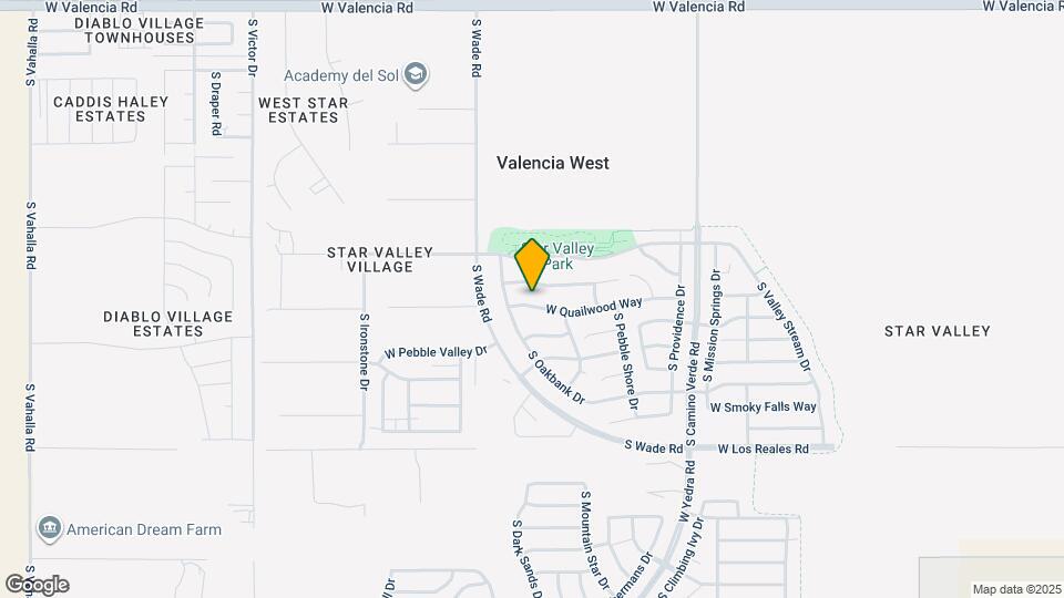 6898 W Quailwood Way Map and Location Details