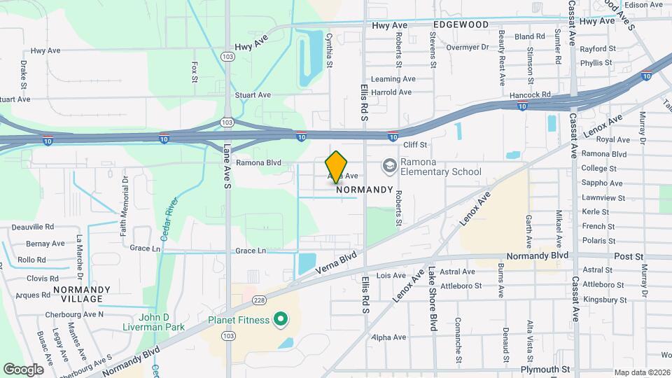 5687 Atlee Ave Map and Location Details