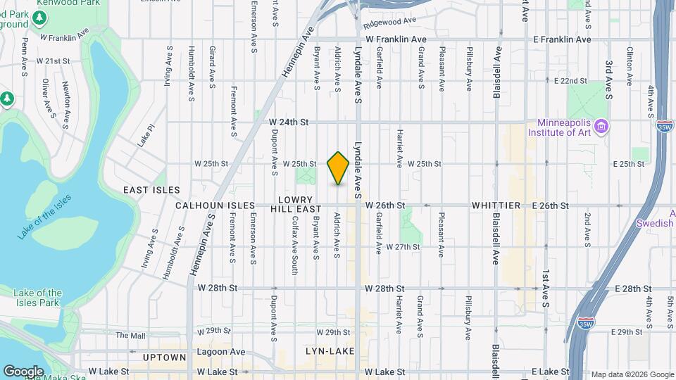 2537 Aldrich Ave S Map and Location Details