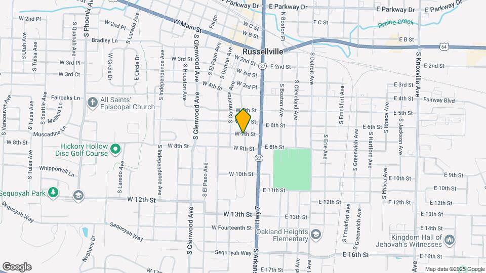 217 W 7th St Map and Location Details