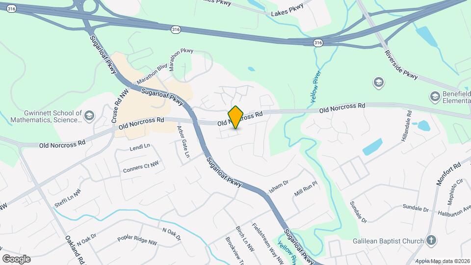 1652 Coleville Oak Ln Map and Location Details