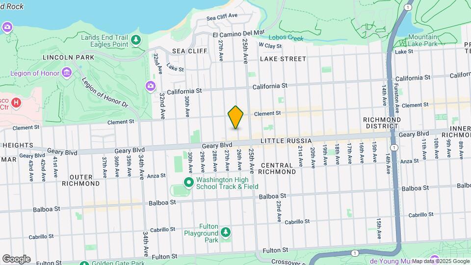 463 26th Ave Map and Location Details