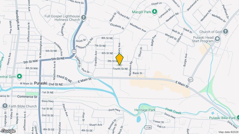 717 Fourth St NE Map and Location Details