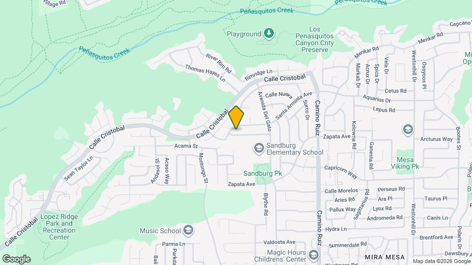 8014 Los Sabalos St Map and Location Details
