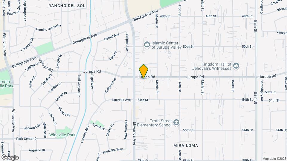 10918 Jurupa Rd Map and Location Details