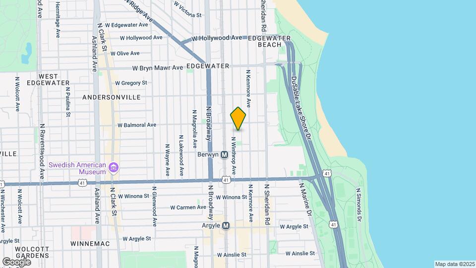 5339 N Winthrop Ave Mapa y Detalles de la Ubicación