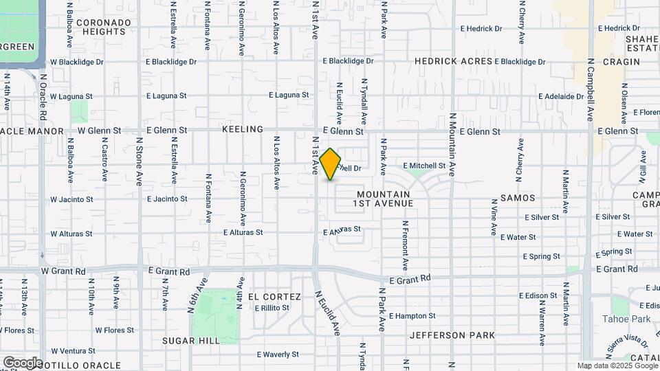 2627 N Euclid Ave Map and Location Details