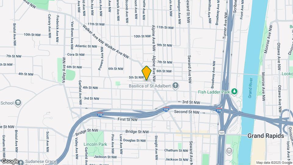 821 Nagold St NW Map and Location Details