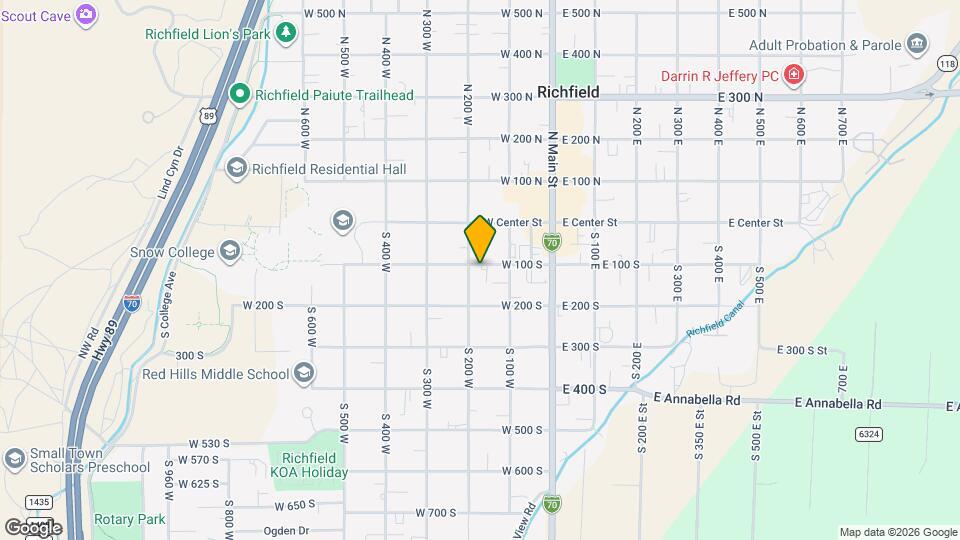 175 S 100 W Map and Location Details