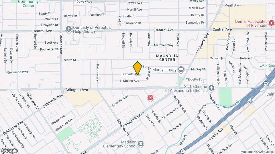 4776 Granada Ave Map and Location Details